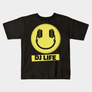 DJ LIFE SMILEY Kids T-Shirt